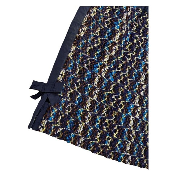 LOUIS VUITTON STUNNING Vintage WOOL & SILK Luxury Designer Skirt Size 4 Small - Picture 9 of 10